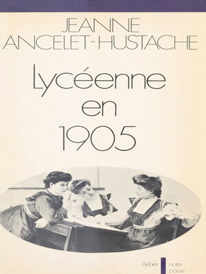 cover image of Lycéenne en 1905